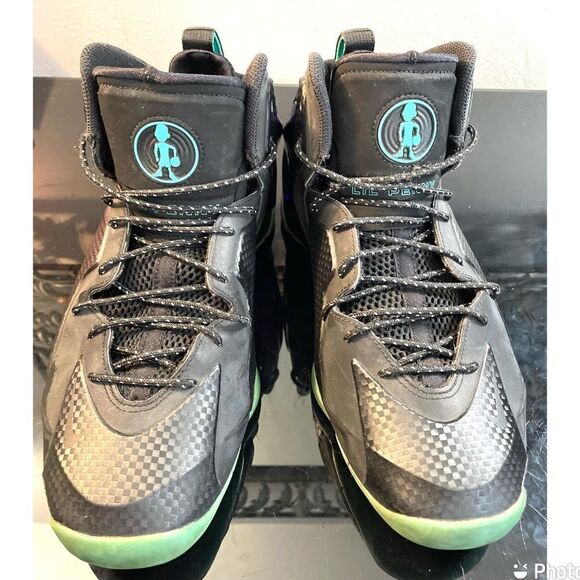 Nike Lil Penny Hardaway Black Hyper Jade Posite Mid Men’s 630999-002 Size 11 - Picture 1 of 12